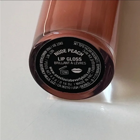 Anastasia Beverly Hills Lipgloss in Nude Peach BNWB - Picture 2 of 11